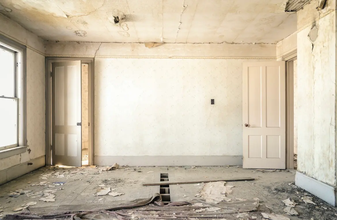 Waste disposal crew managing a cleanout project in Waxahachie