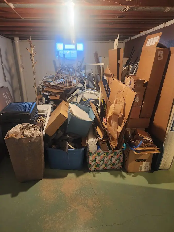 Roll-off dumpster container at job site for Concrete Dumpster Rental in Waxahachie